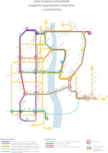 Схему движения в Магнитке хотят построить по принципу "Метро" | Фотография 1