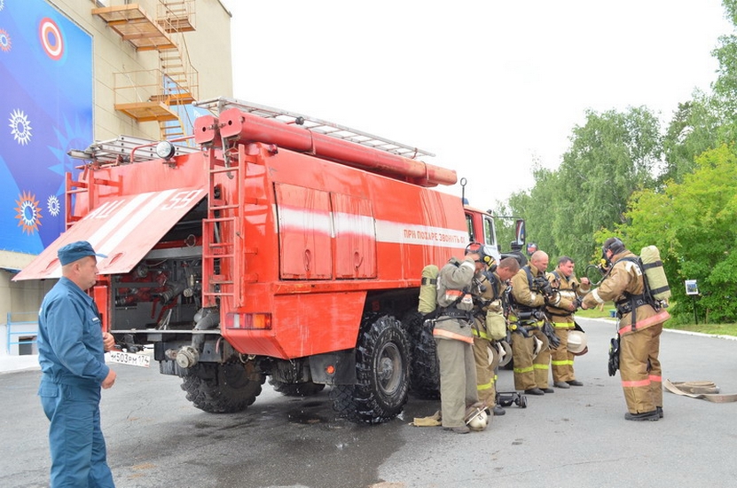 Огнеборцы провели пожарно-тактические учения в пансионате "Карагайский бор" | Фотография 5