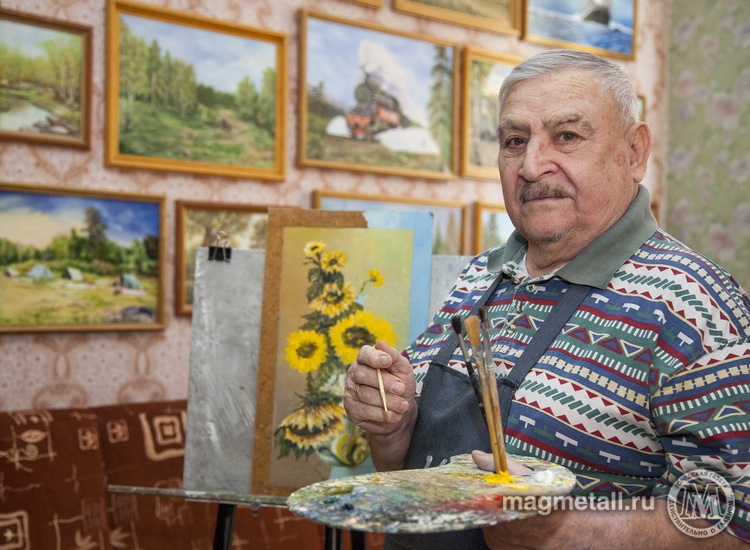 Борис Новосёлов известен творческим людям Магнитки как самодеятельный художник.(фото 2)