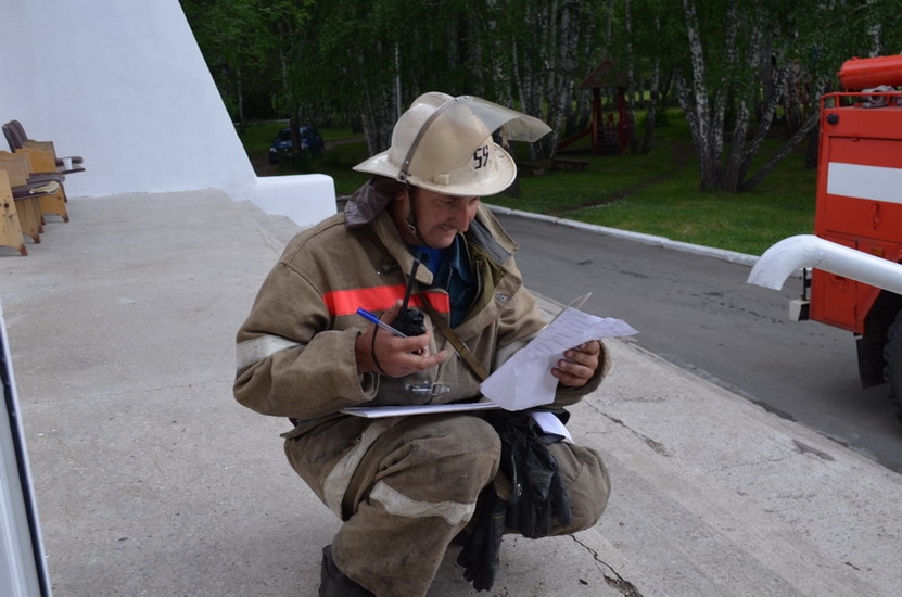 Огнеборцы провели пожарно-тактические учения в пансионате "Карагайский бор" | Фотография 8