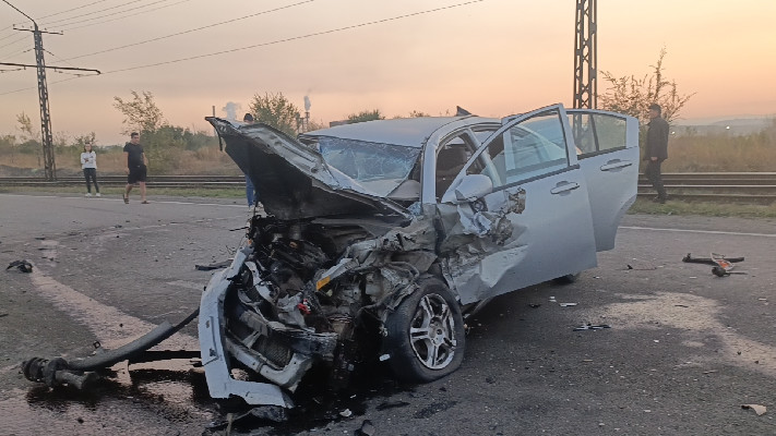 Шесть автомобилей в одном ДТП