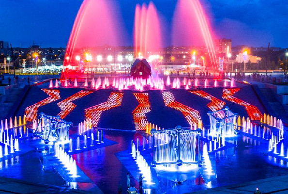 Уникальный фонтан