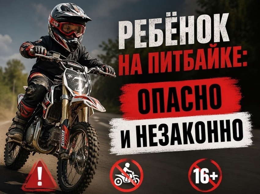 Дети на питбайке | Фотография 1