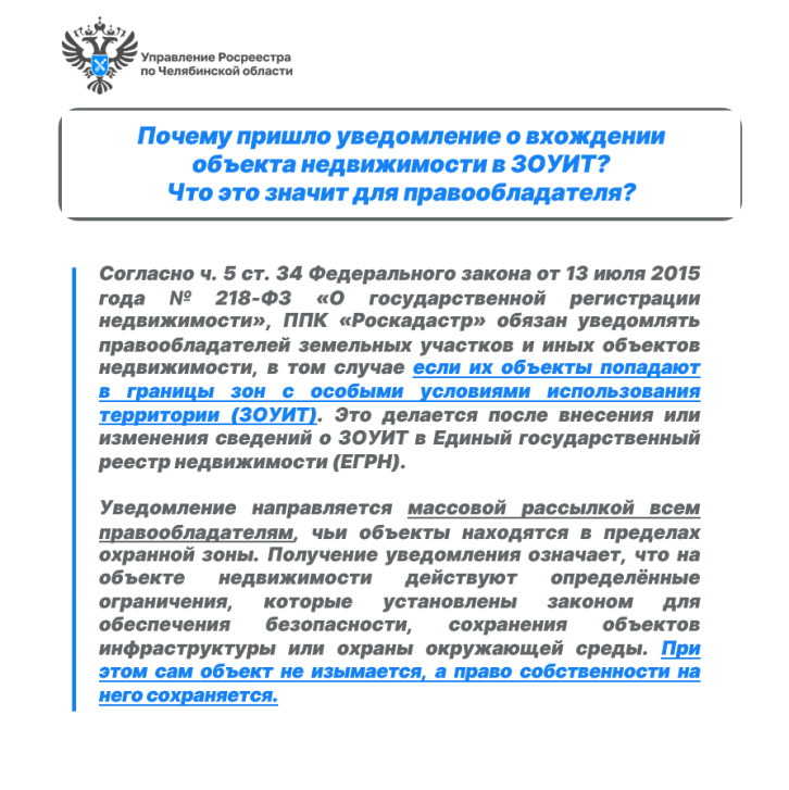 Уведомления о ЗОУИТ | Фотография 1