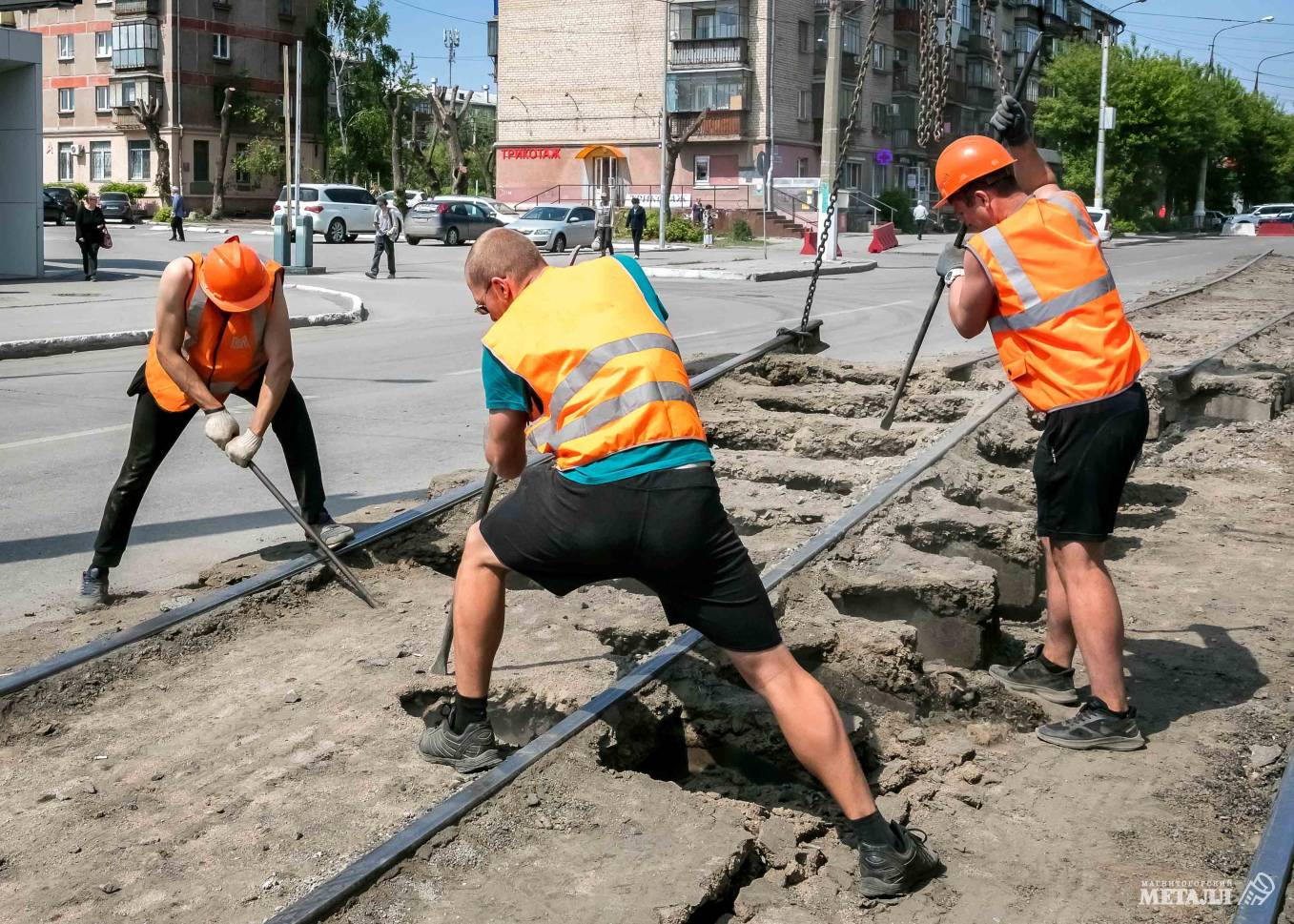 Путь трамвайный, бархатный. Новости Магнитогорск. 23.05.2023г