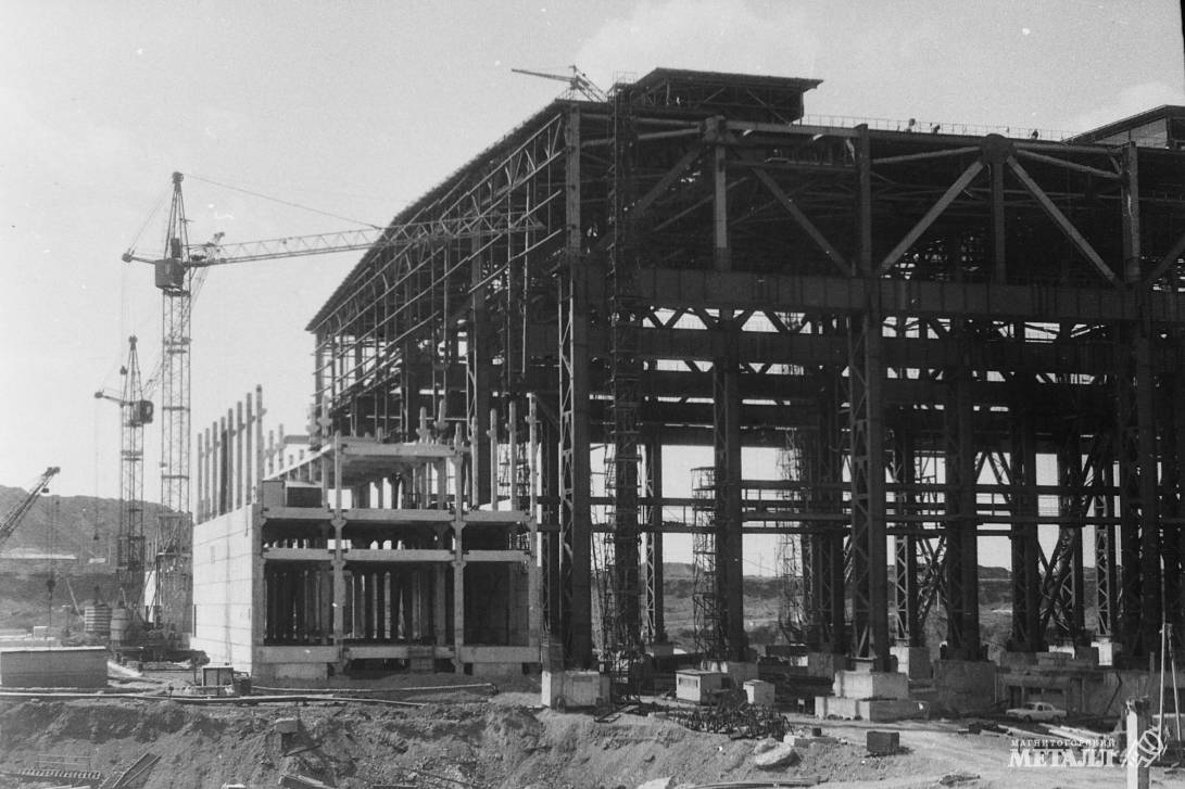 Строительство ККЦ ММК, 1989 год Строительство ККЦ ММК, 1989 год