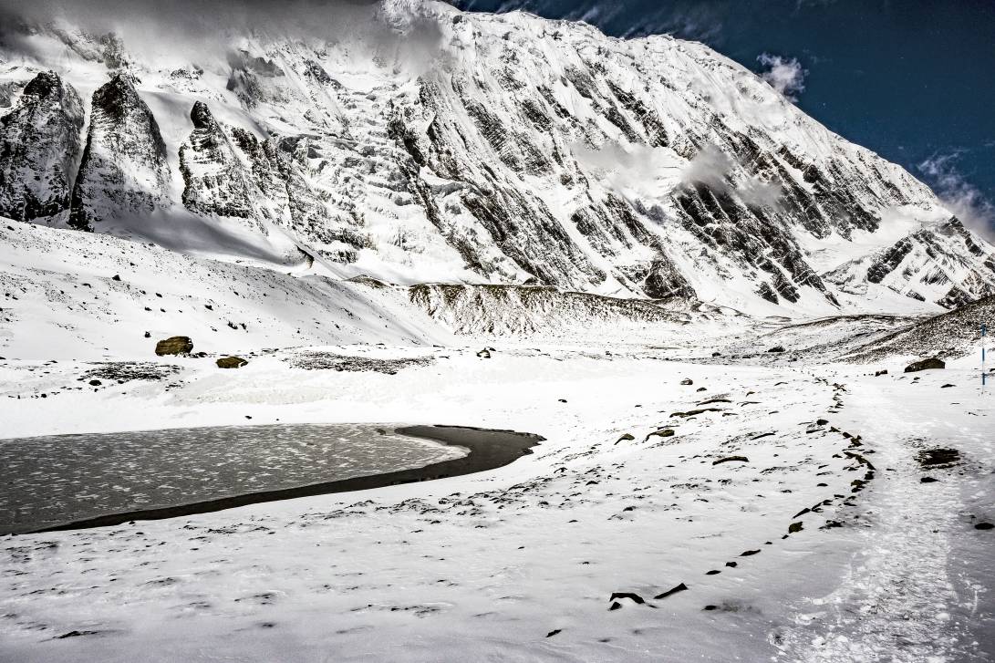 Гималаи. Самое высокогорное озере Тиличо, 5000 м над уровнем моря