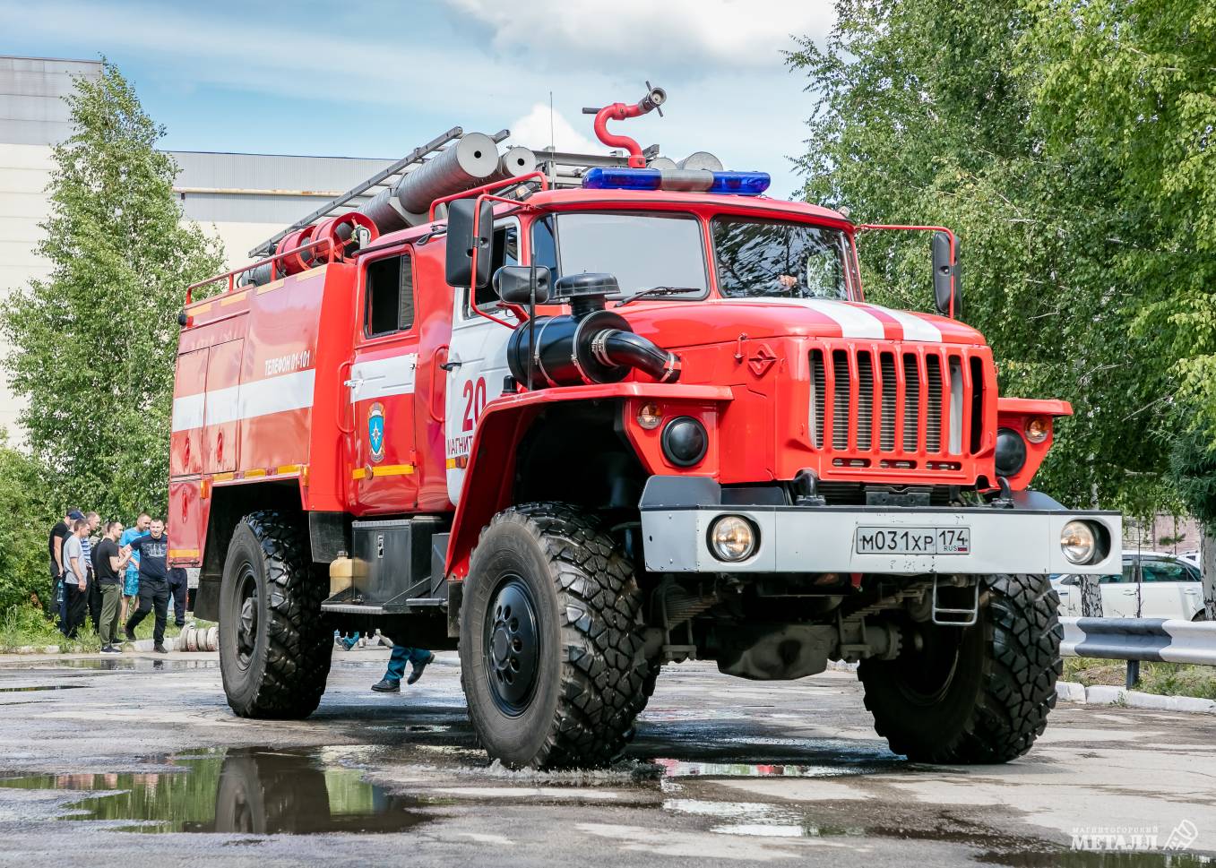 На МЧС надейся, а огонь укрощай. Новости Магнитогорск. 20.07.2022г