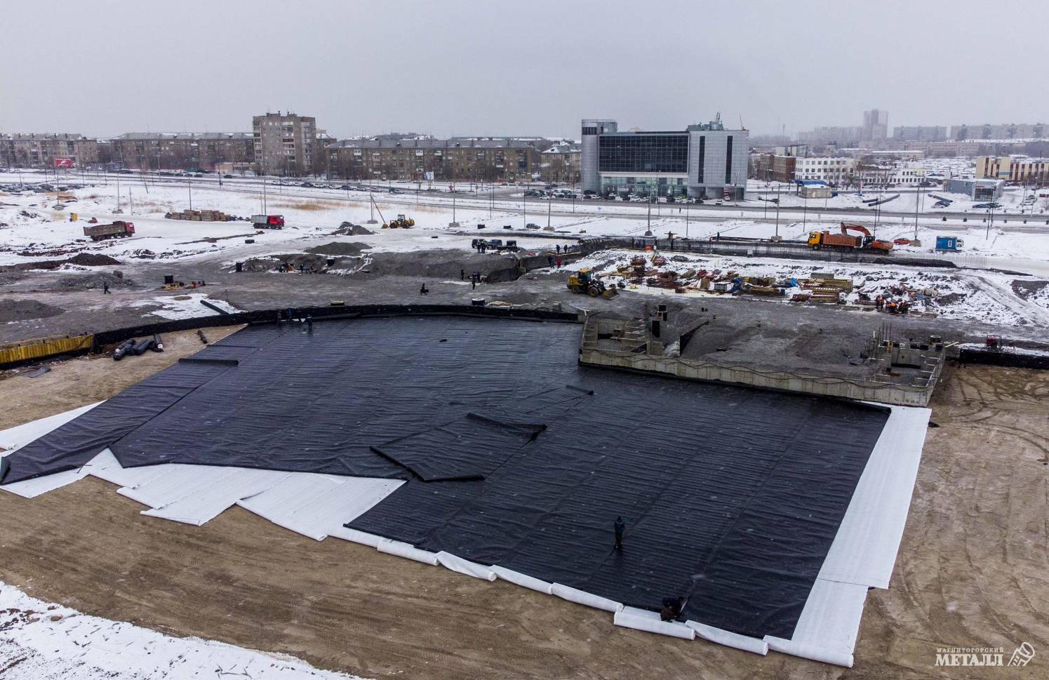 В Магнитке строят… озеро!. Новости Магнитогорск. 16.02.2023г