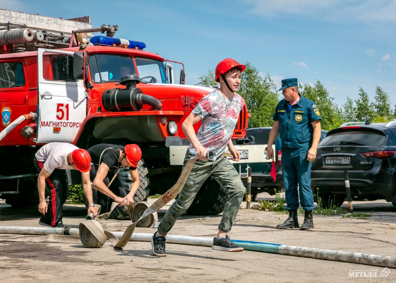 На МЧС надейся, а огонь укрощай. Новости Магнитогорск. 20.07.2022г