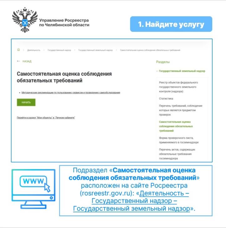 Как воспользоваться сервисом по самообследованию земельных участков | Фотография 2