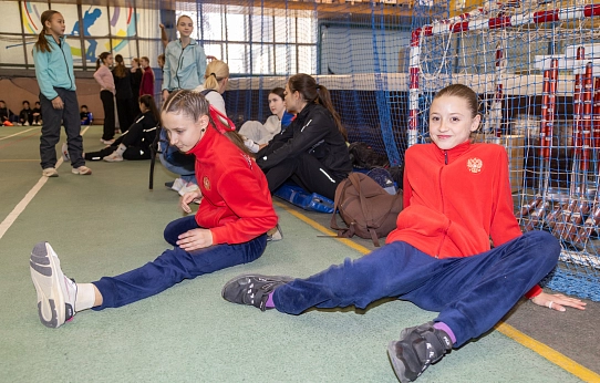 Старты юных легкоатлетов