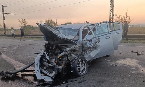 Шесть автомобилей в одном ДТП