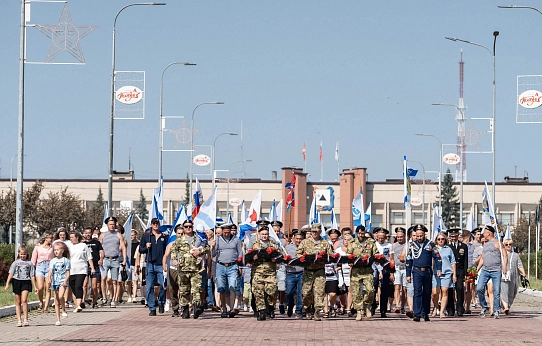 Праздник под Андреевским флагом