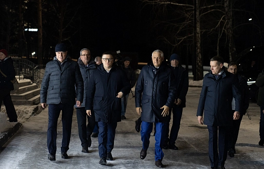 Предновогодний визит губернатора