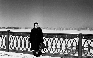 Панорама города с Южного моста. март 1960 год Панорама города с Южного моста. март 1960 год