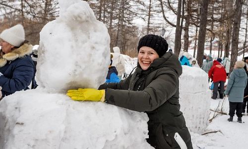 Снежно и весело