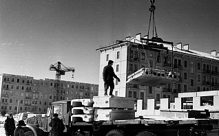 Строительство города. 62 кв. 18 марта 1960 год Строительство города. 62 кв. 18 марта 1960 год