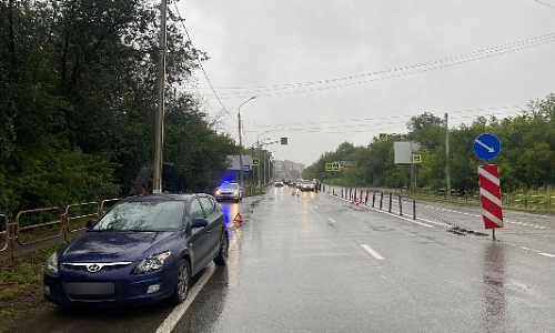 Совершила наезд на пешехода