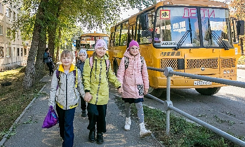 В школу – на жёлтом автобусе