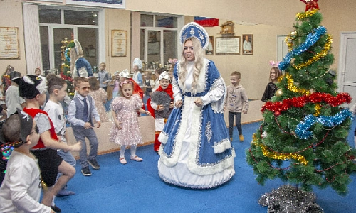 Новогодье для маленьких спортсменов