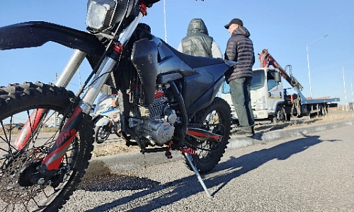 Задержан 16-летний мотоциклист